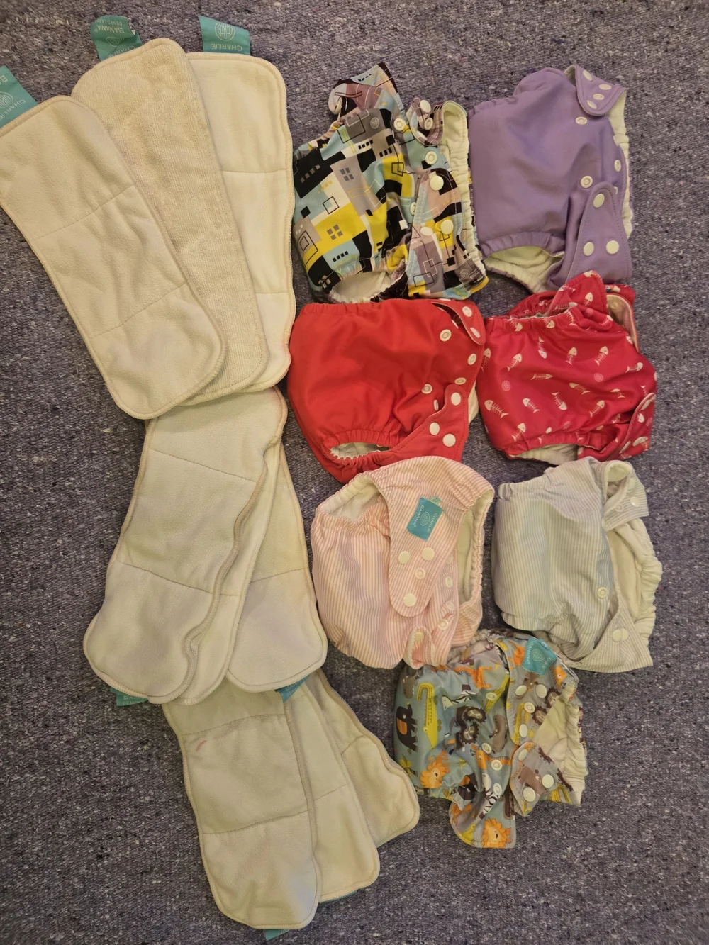 Charlie Banana Resuable Cloth Diaper Covers With Inserts
